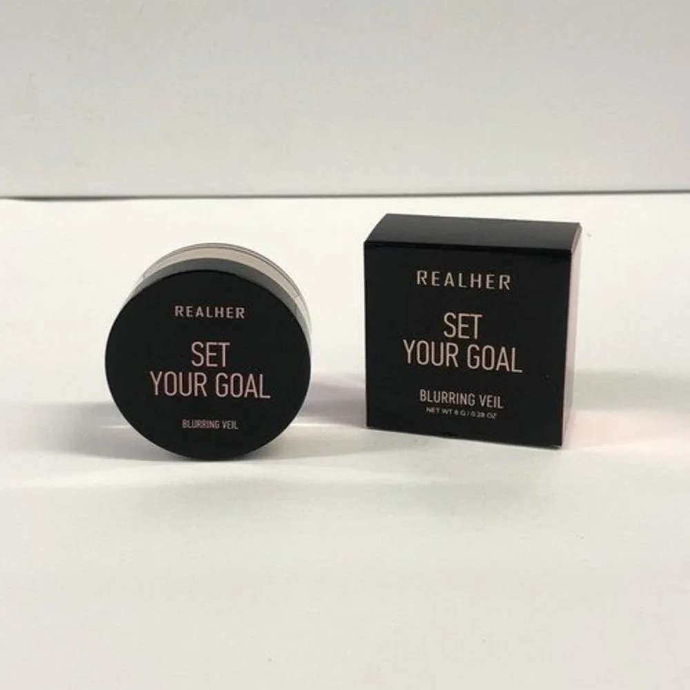 RealHer Blurring Veil Set Your Goal Blue Light Defense Setting Powder NEW